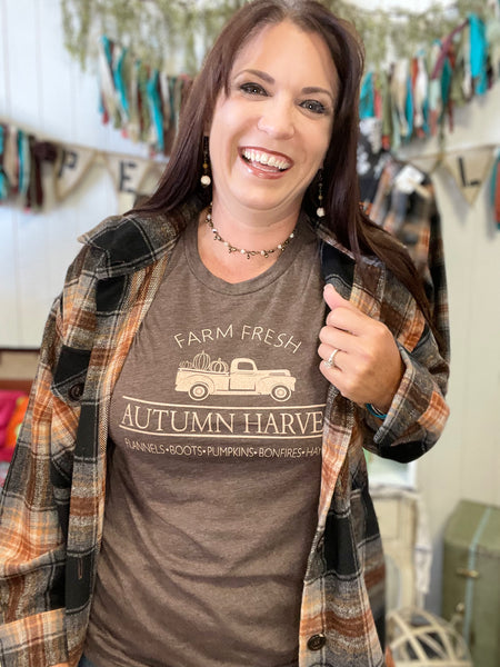 Farm Fresh Autumn Harvest Graphic Tee