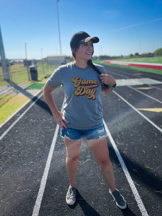 Game Day Indians Graphic Tee-Graphic tee-It&#x27;s Personal Boutique LLC