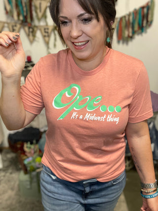Ope..It's a Midwest Thing Graphic Tee-Graphic tee-It&#x27;s Personal Boutique LLC