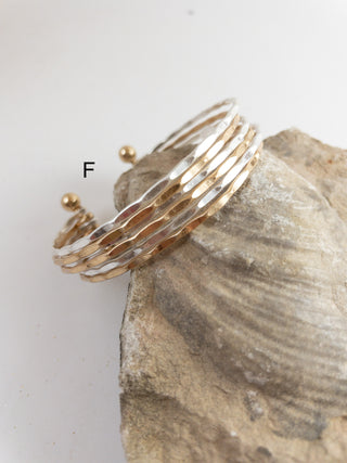 Bracelets $12-Jewelry-Gold & silver cuff-It&#x27;s Personal Boutique LLC