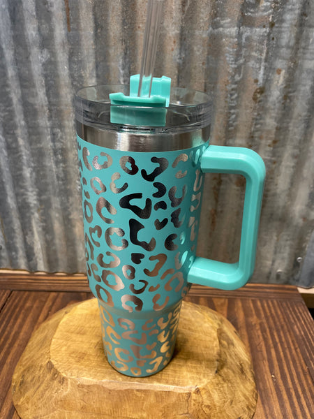 Leopard Quencher Tumblers 40oz.