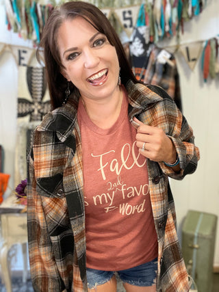 Fall is my 2nd favorite Graphic Tee-Graphic tee-It&#x27;s Personal Boutique LLC