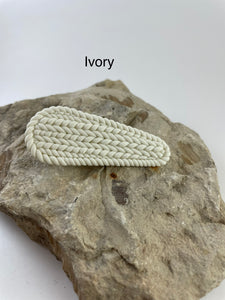 Clay Knit Hair Clip