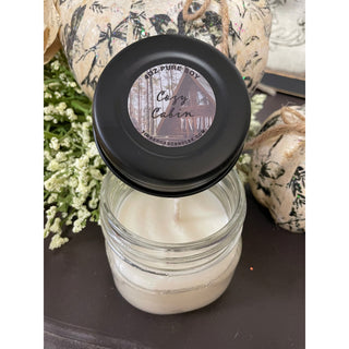 Fall/Winter candles 4 oz-CANDLES-Cozy Cabin-It&#x27;s Personal Boutique LLC