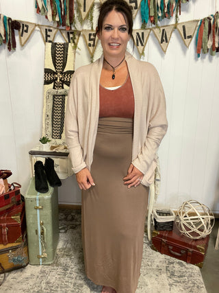 Dk Rust Ribbed Crop Top-Layering-It&#x27;s Personal Boutique LLC