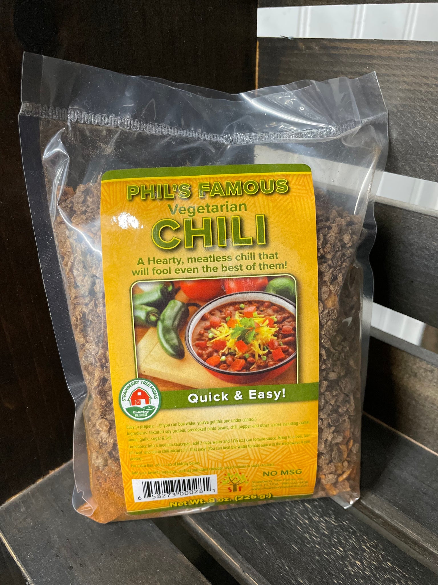 Phil's Famous Vegetarian Chili Soup