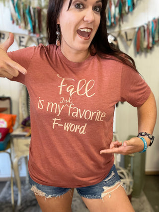 Fall is my 2nd favorite Graphic Tee-Graphic tee-It&#x27;s Personal Boutique LLC