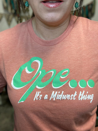 Ope..It's a Midwest Thing Graphic Tee-Graphic tee-It&#x27;s Personal Boutique LLC