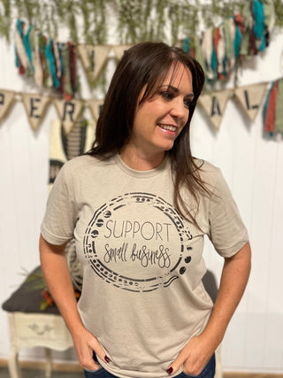 Support Small business t-shirt-Graphic tee-It&#x27;s Personal Boutique LLC