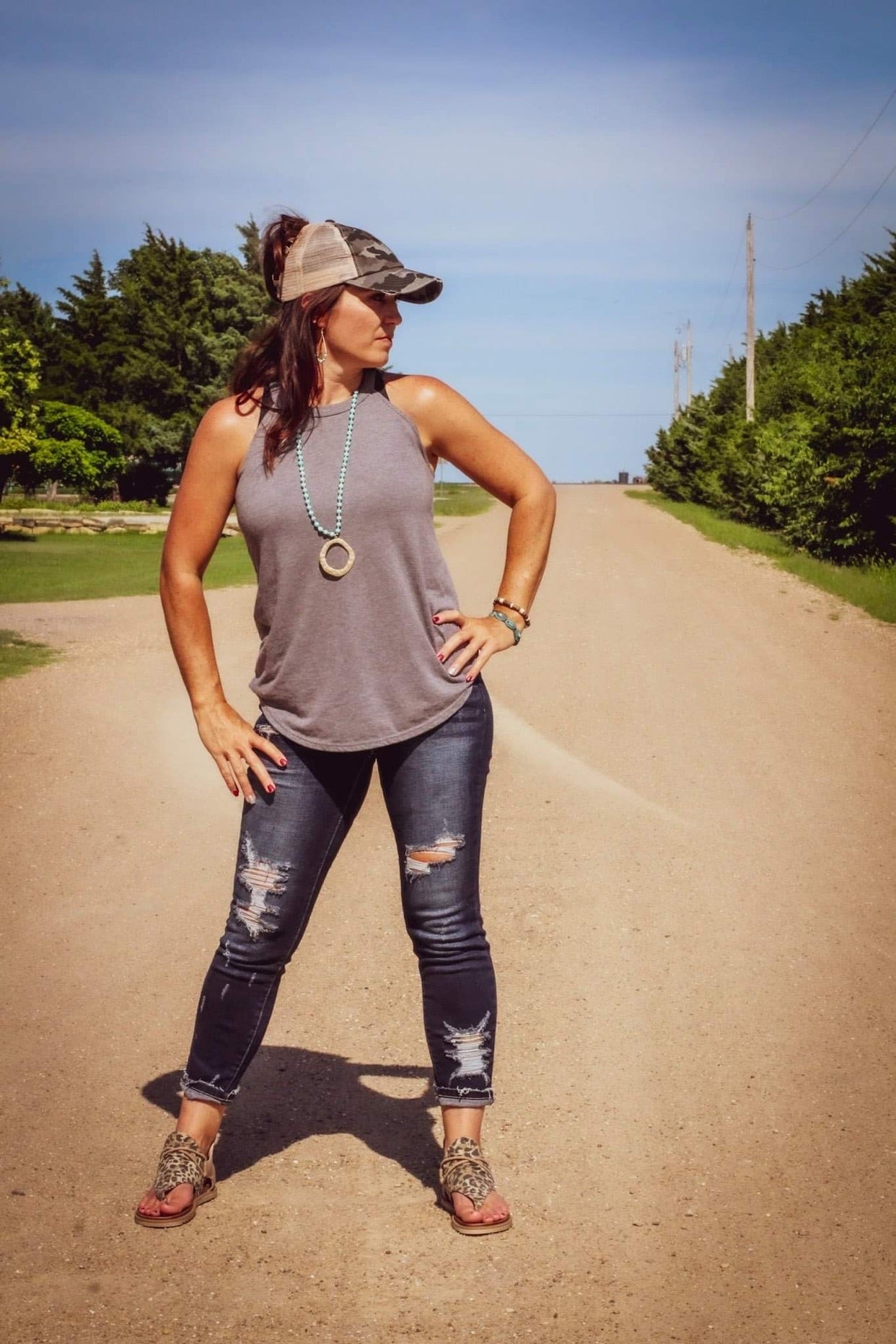 Rocker Tanks Grey Frost