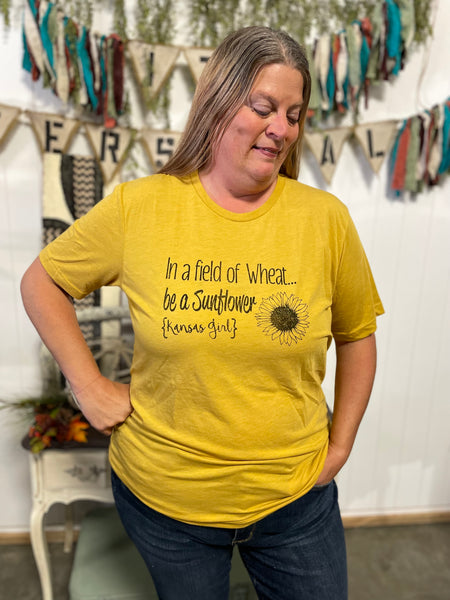 Mustard Kansas Sunflower Shirts