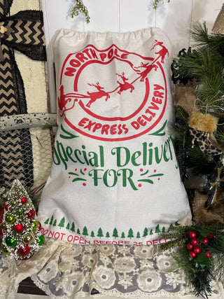 Santa Sacks-Holiday-Special Delivery-It&#x27;s Personal Boutique LLC