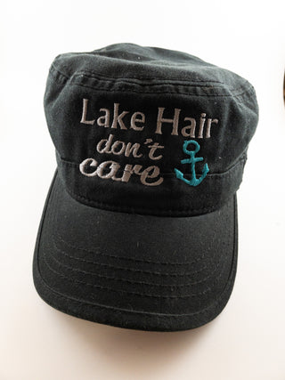 Lake Hair hat-Hats-Black/Teal-It&#x27;s Personal Boutique LLC