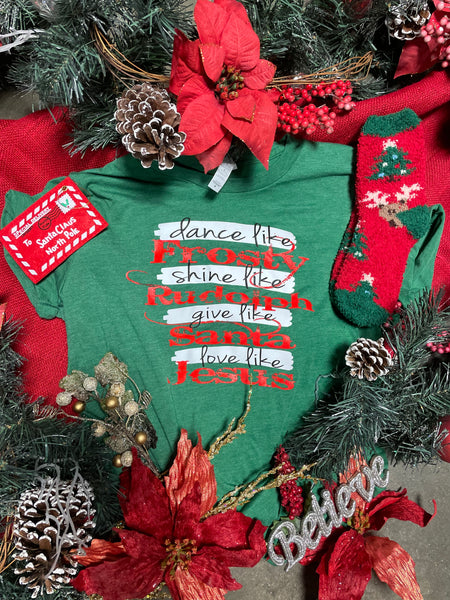Dance Like Frosty Christmas Tee