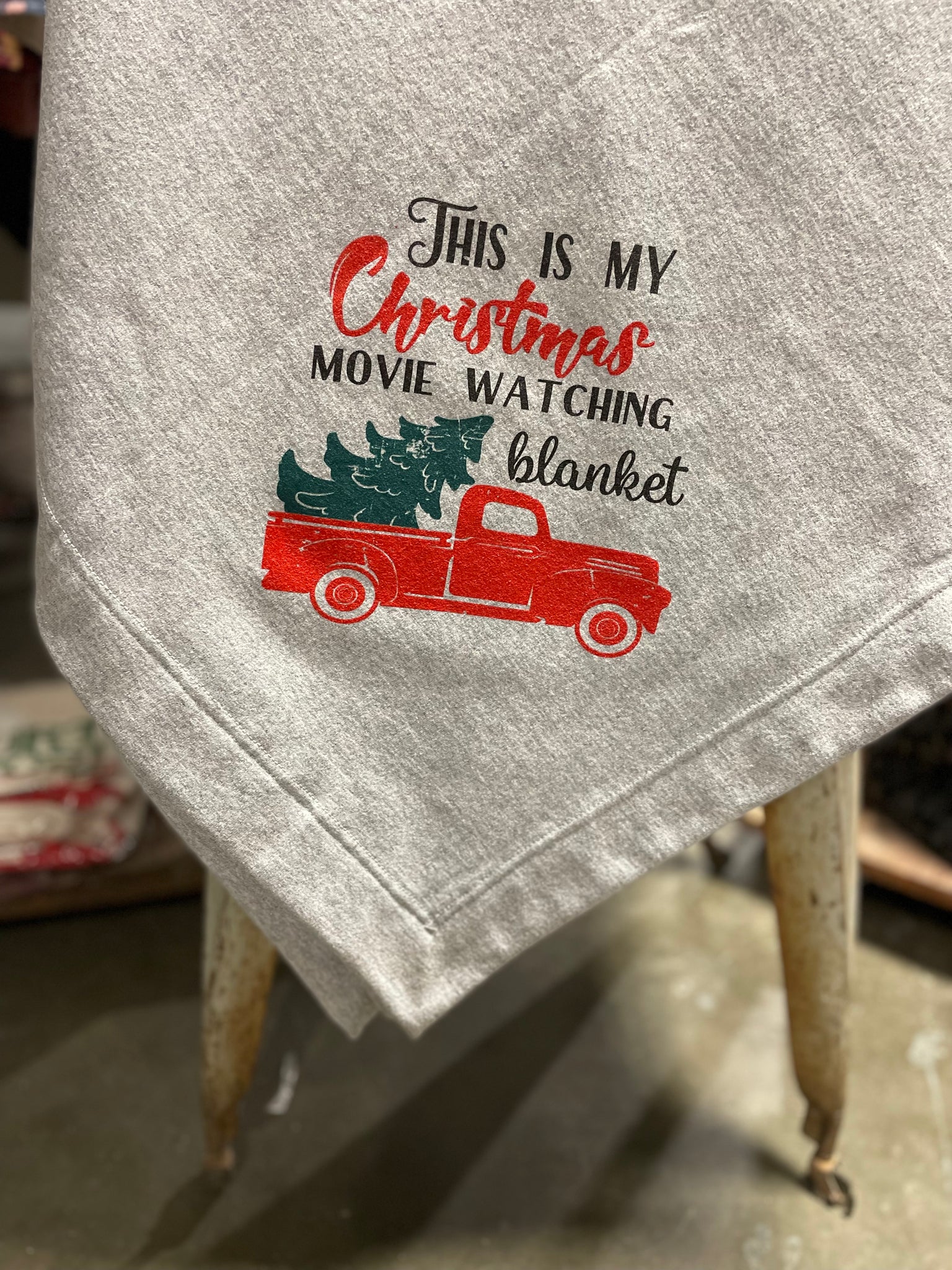 Christmas Sweatshirt Blanket