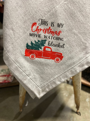 Christmas Sweatshirt Blanket