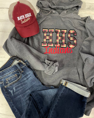 HHS hoodie sweatshirt-Sweatshirts-large/grey-It&#x27;s Personal Boutique LLC