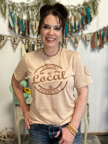 Support Local Farmers Graphic Tee